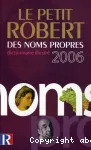 Le Petit Robert des noms propres : Alphabétique et Analogique, illustré en couleur