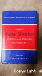 Dictionnaire anglais-français : Harrap's new shorter