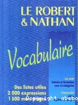 Vocabulaire