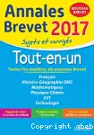 Annales brevet sujets & corrigés 2017