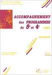 Accompagnement des programmes de 5e et 4e (1997) - Livret 2