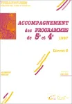 Accompagnement des programmes de 5e et 4e (1997) Livret 5