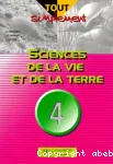 Sciences de la vie et de la Terre - 4e