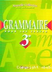 Grammaire pour les textes 3e