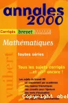 Annales 2000 - Mathématiques - Corrigés