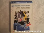 Les textes fondateurs : Bible, Iliade, Odyssée, Enéide, Métamorphoses