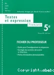 Textes et expression - Français 5e