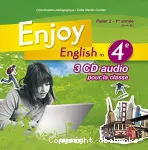 Enjoy english in 4e : 3CD audio pour la classe