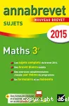 Annabrevet 2015 : sujets mathématiques non corrigés